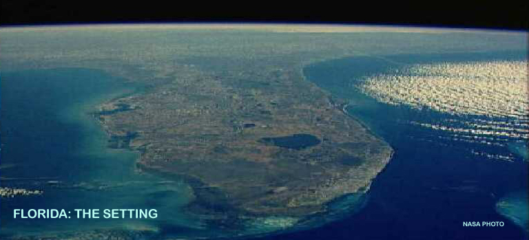 Florida from space photo